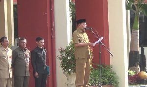 Bupati Sumenep, Pimpin Apel Hari Terakhir 2018, ini Pesan yang disampaikan