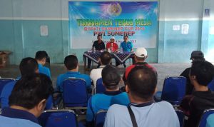 Bupati Buka Turnamen Tenis Meja PWI Sumenep
