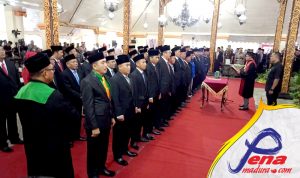 50 Anggota DPRD Resmi Dilantik, Inilah Komitmen Ketua Sementara dan Harapan Bupati Sumenep