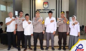 Upayakan Pemilu Aman Kapolres Sumenep Lakukan Koordinasi dengan KPU