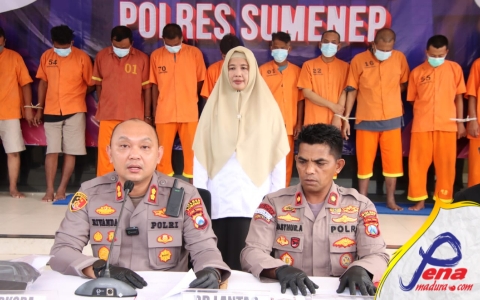Kapolres Sumenep Merilis Penetapan Tersangka Penipuan Umrah