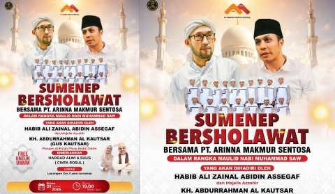 Sumenep Bersholawat PT Arinna Siapkan Dorprize Umroh