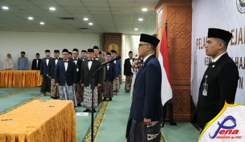 Lantik 174 Pejabat Kemenhaj, Menhaj Tekankan Merit System dan Persiapan Haji 2027