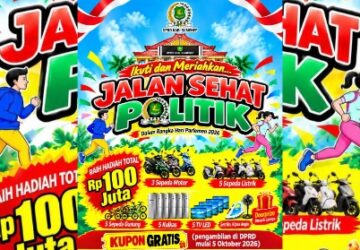 Peringati Hari Parlemen 2026, DPRD Sumenep Hadirkan Jalan Sehat, Bazar UMKM dan Bantuan Sembako