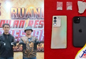 Dua Pria Diamankan Satresnarkoba Polresta Sumenep, Polisi Sita Sabu dan Ponsel